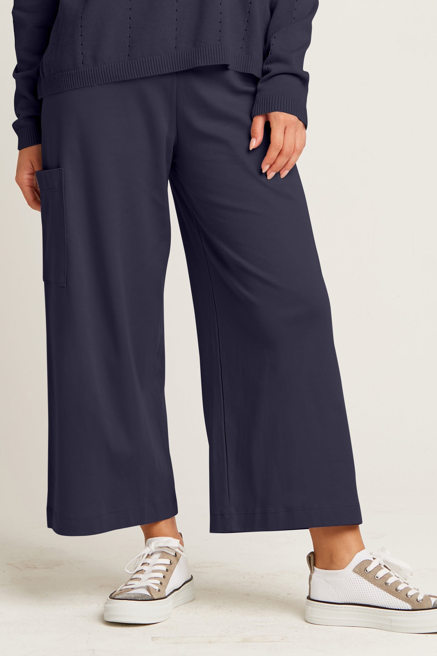 Pima Cotton Crop Gaucho Pants – PLANET by Lauren G