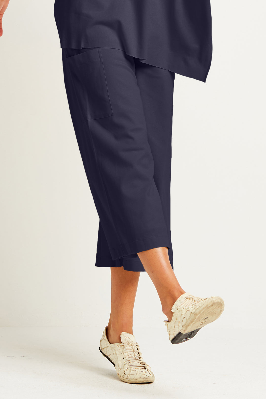 Pima Cotton Crop Gaucho Pants