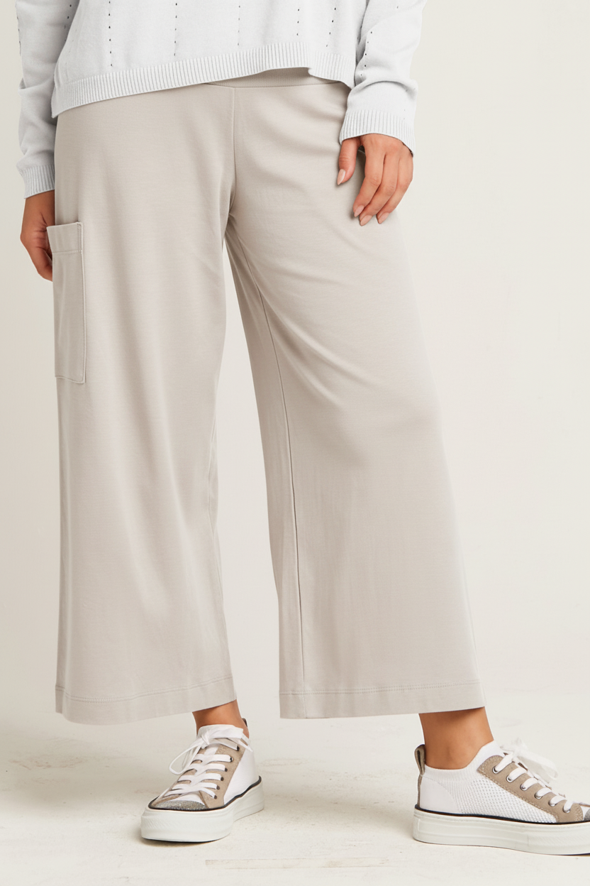 Pima Cotton Crop Gaucho Pants