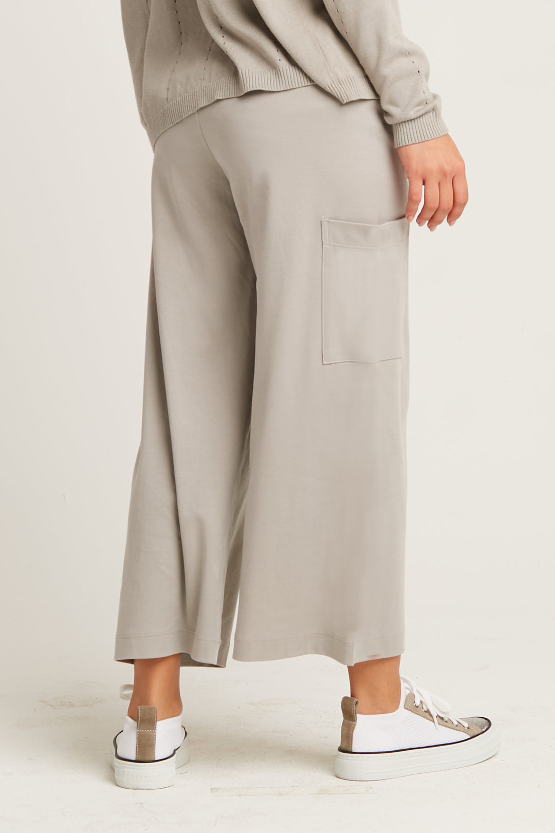 Pima Cotton Crop Gaucho Pants