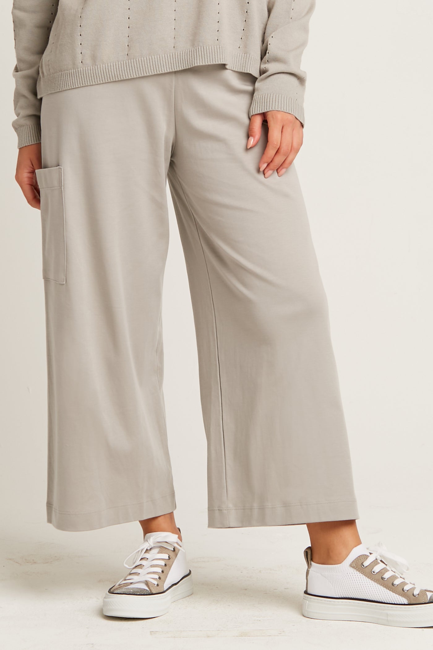 Pima Cotton Crop Gaucho Pants – PLANET by Lauren G