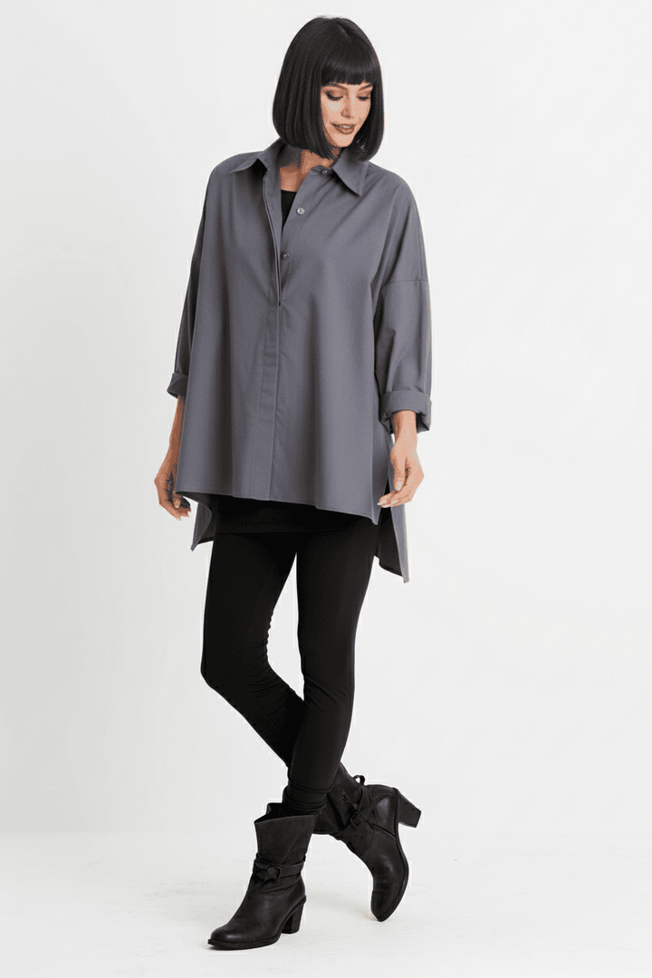 Cotton E-Z Shirt - Lava
