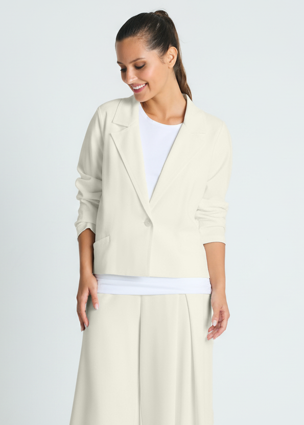 Scuba Crop Blazer