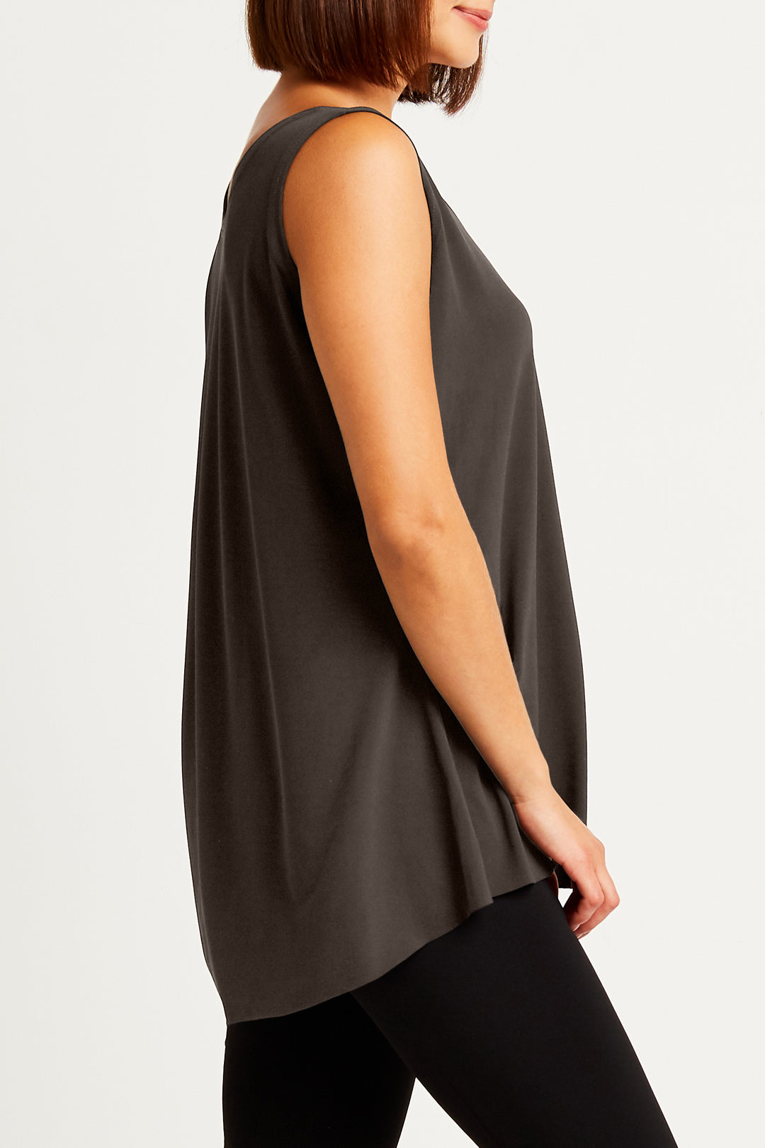 Matte Jersey Shirttail Tank