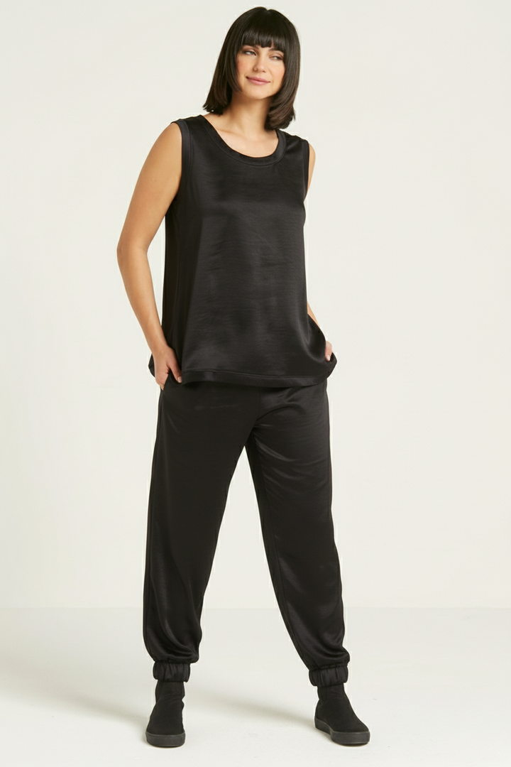 Holiday Sateen Shirttail Tank