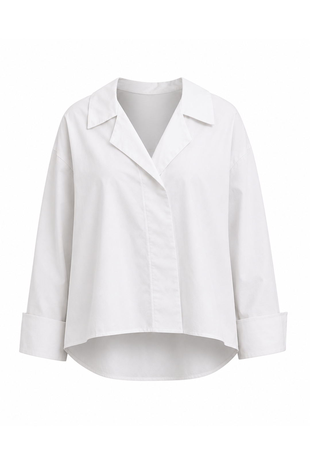 Cotton Mini Man Shirt - White