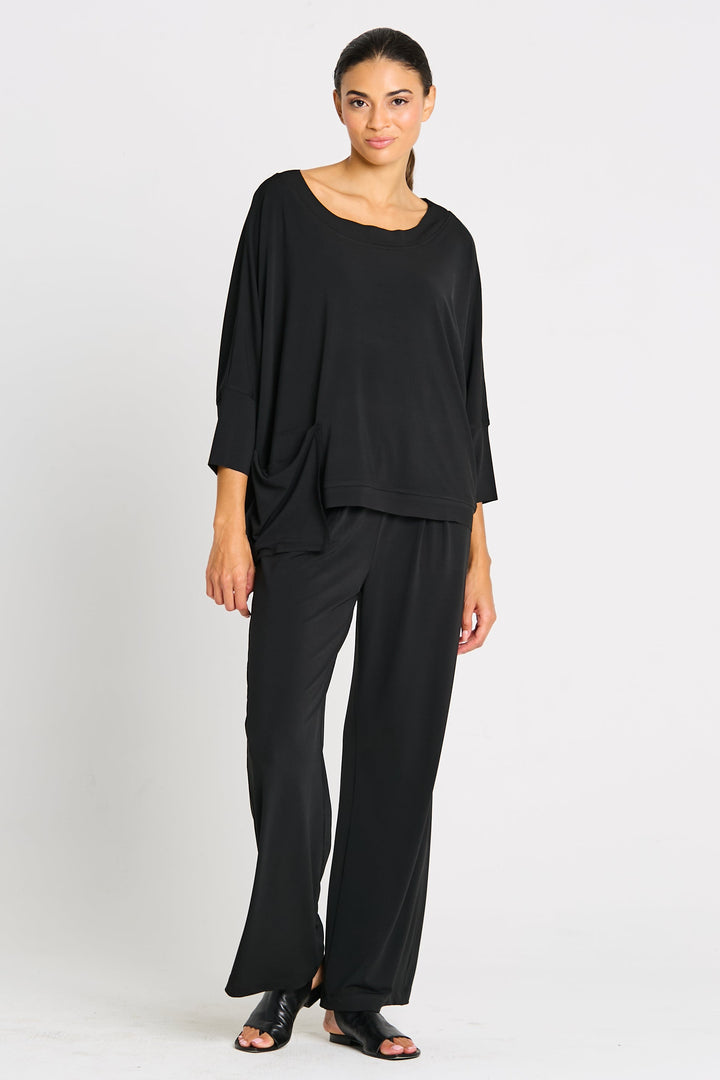 Matte Jersey Drop Pocket Tee