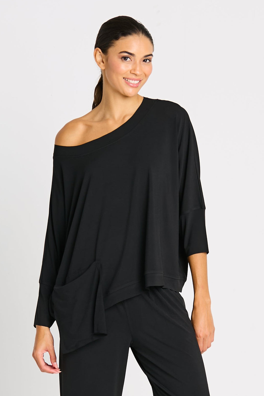 Matte Jersey Drop Pocket Tee