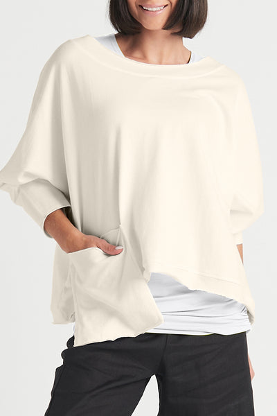 French Terry Drop Pocket Tee