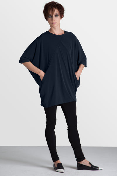 Matte Jersey Cocoon Tunic