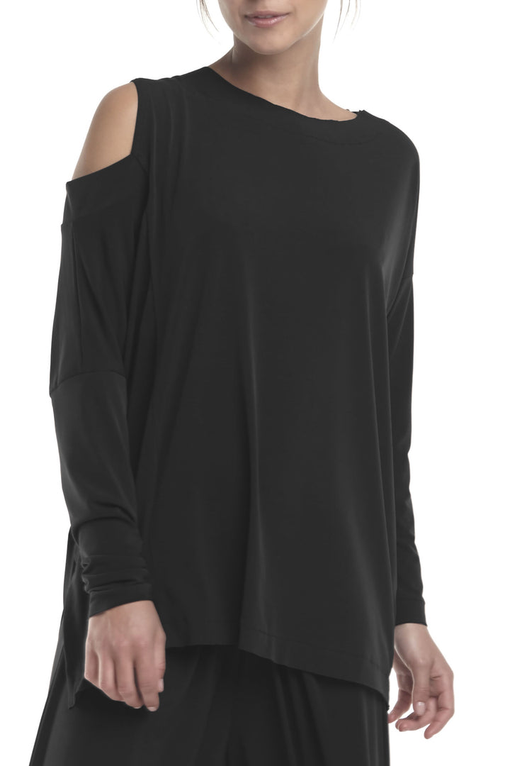 Matte Jersey Cool Shoulder Top