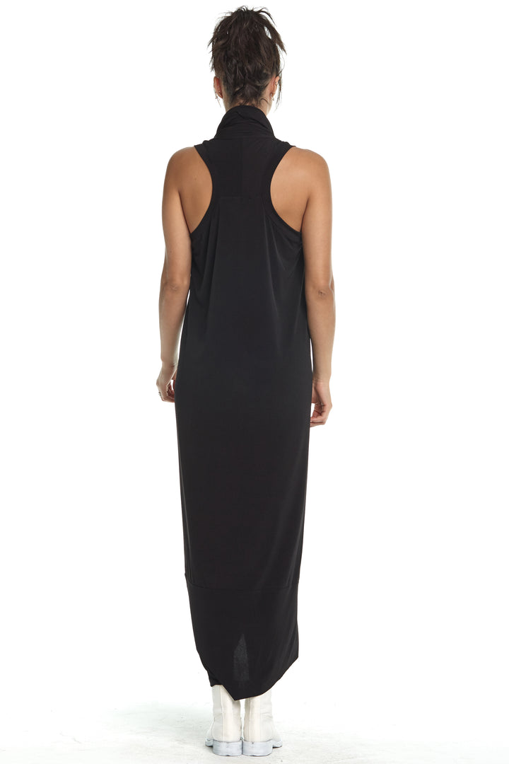 Matte Jersey Scarf Dress