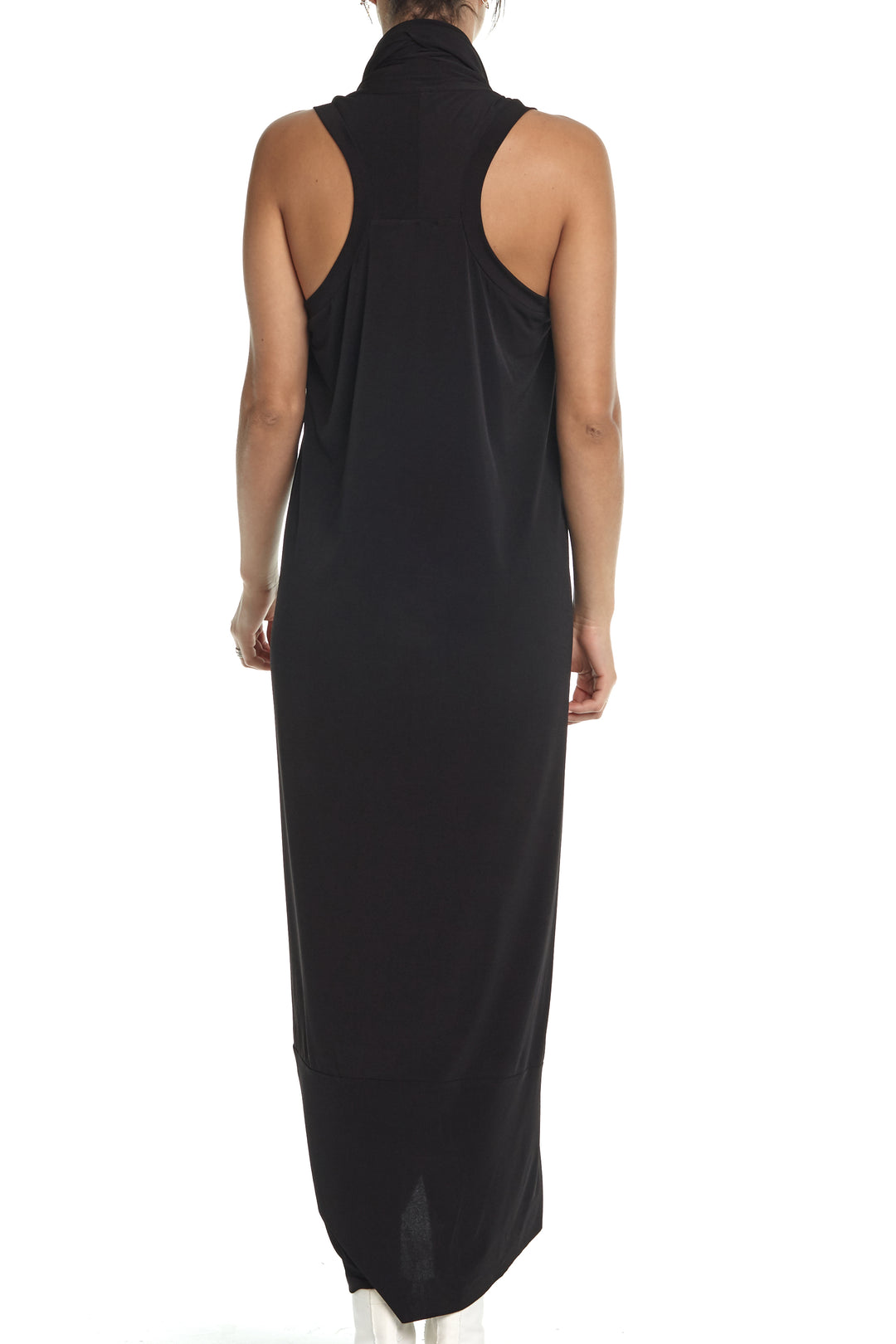 Matte Jersey Scarf Dress