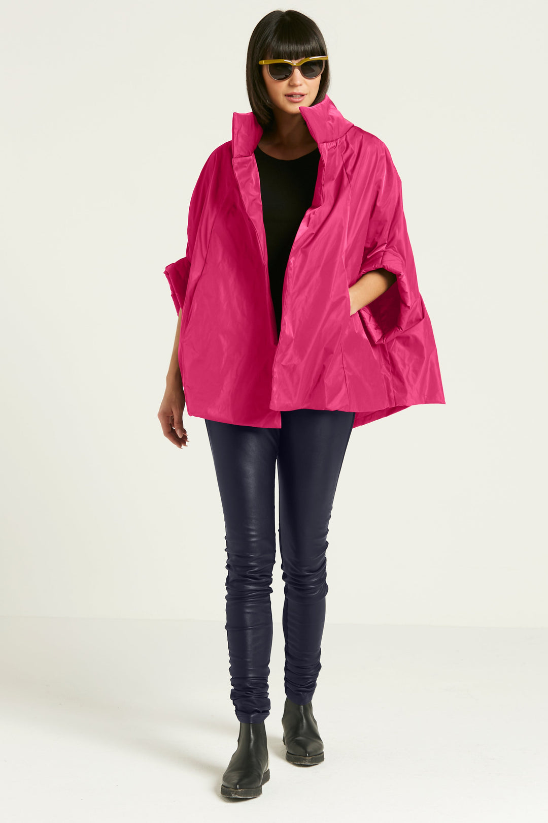 Nylon Chic Cape - Lipstick