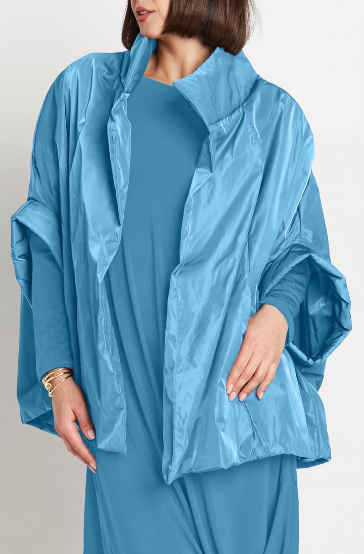 Women's Nylon Chic Cape in Marina by PLANET