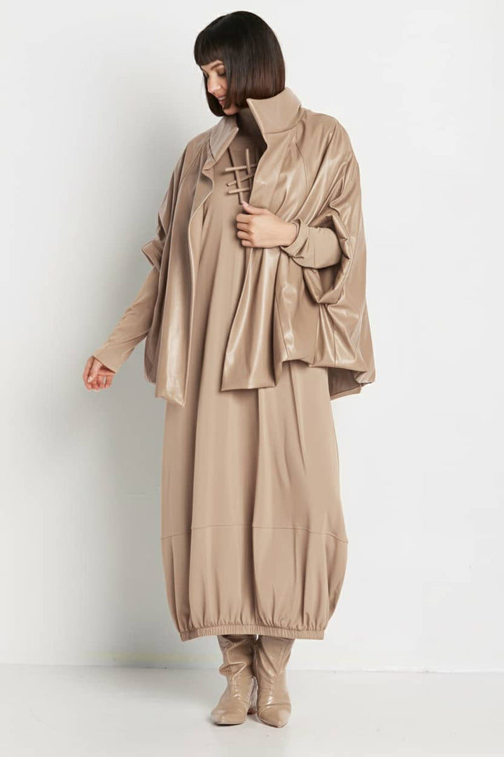 Vegan Leather Chic Cape