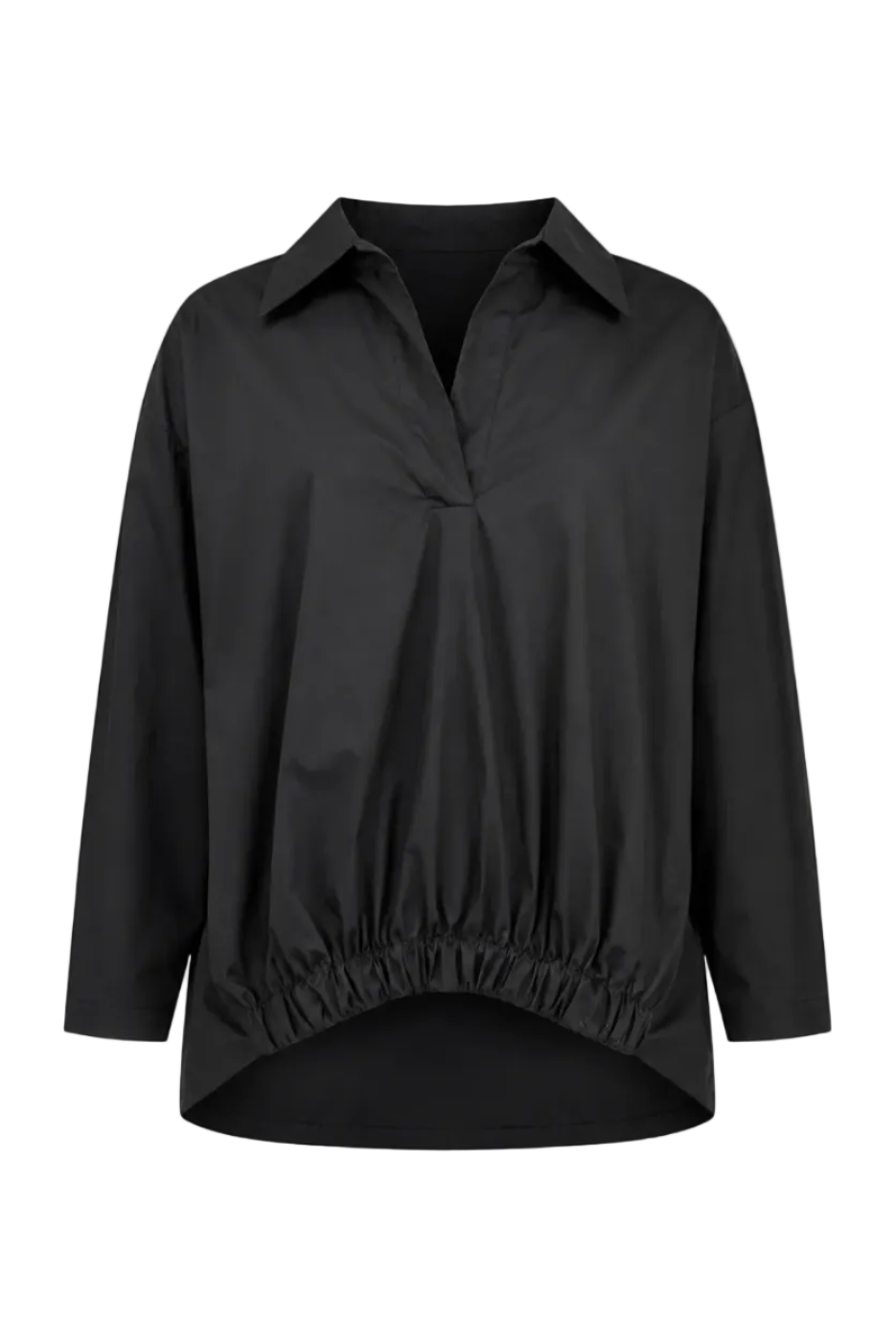 Cotton Parachute Shirt - Black