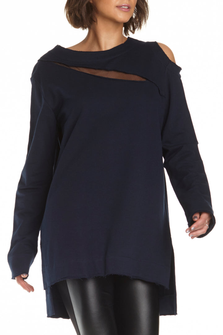 French Terry Peekaboo Sweatshirt