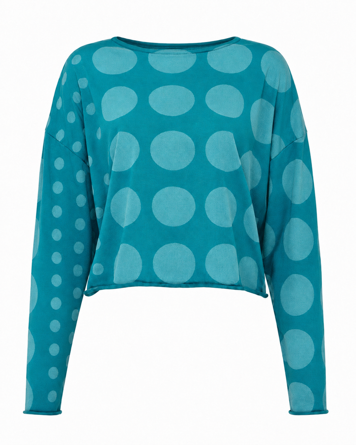 Circles Mini Luxury Boxy Tee - Galaxy