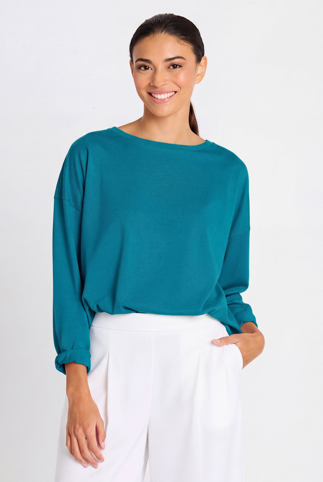 Pima Cotton Mini Luxury Boxy T-Shirt - Galaxy