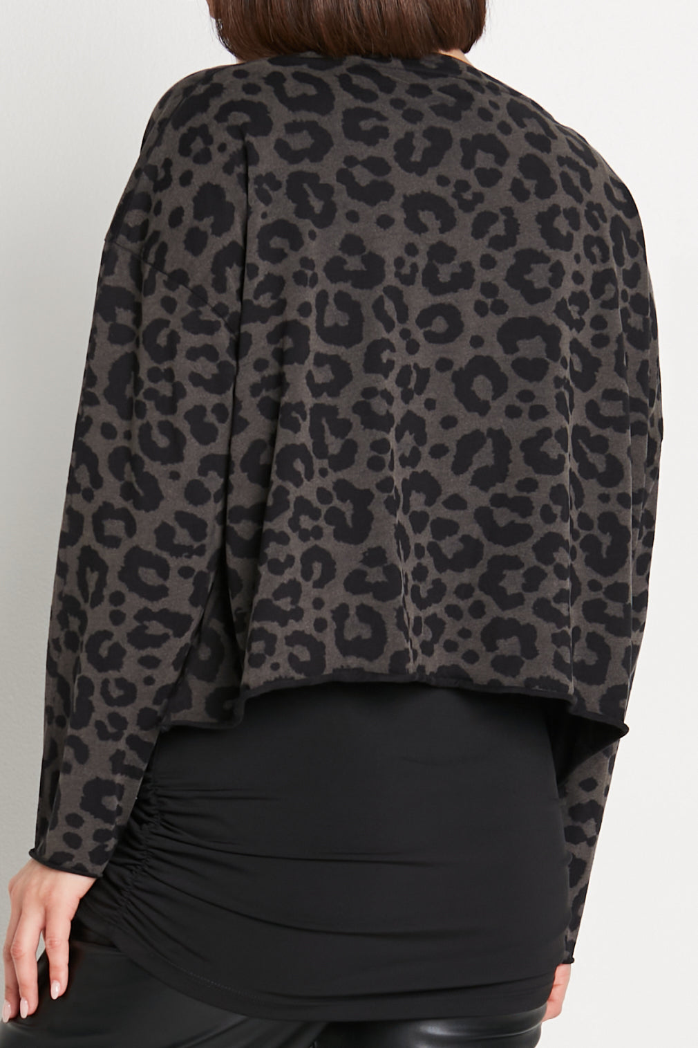 Pima Cotton Leopard Mini Boxy T