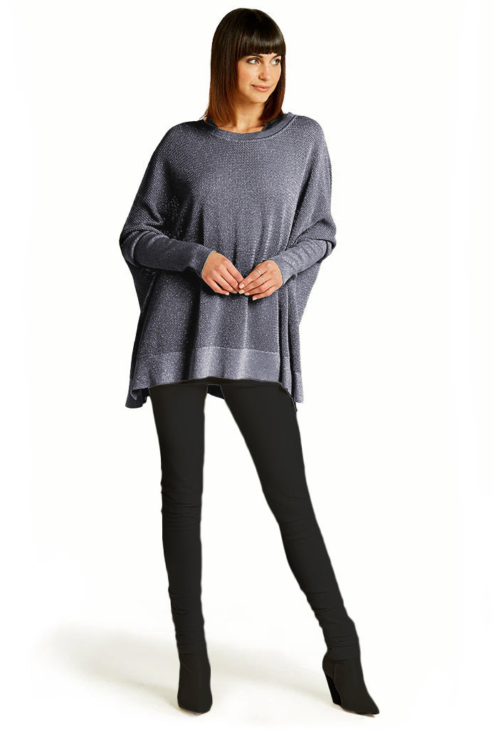 Pima Cotton Metallic Seed Stitch