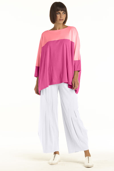 Pima Cotton Half & Half Tee