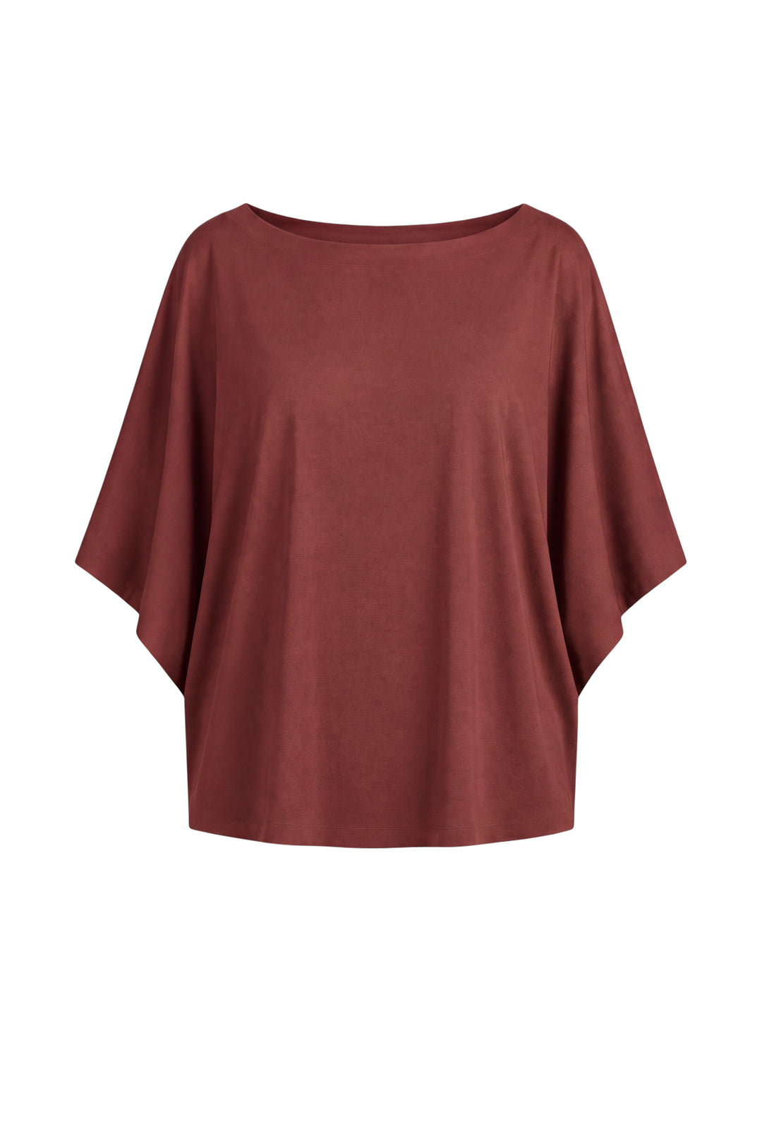 Pima Cotton Luxury Bateau Tee - Henna