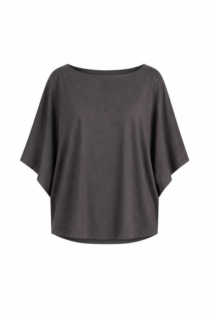 Pima Cotton Luxury Bateau Tee - Lava