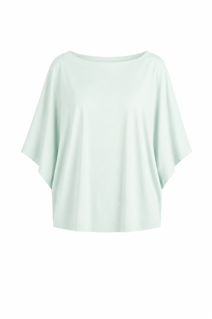 Pima Cotton Luxury Bateau Tee - Mint