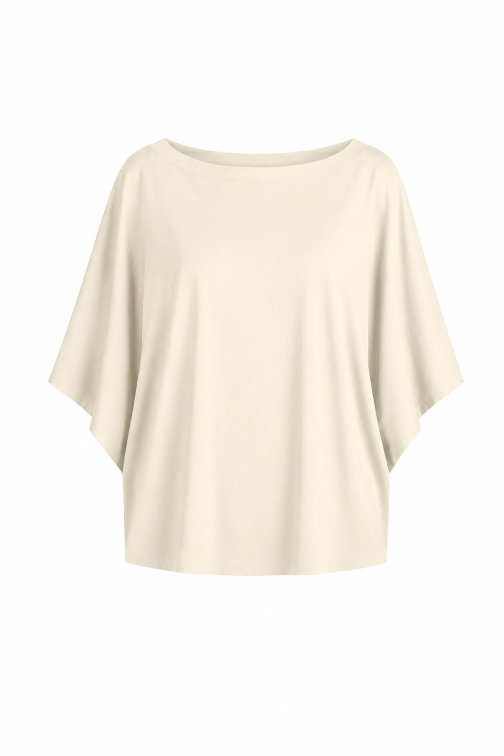 Pima Cotton Luxury Bateau Tee - Stone