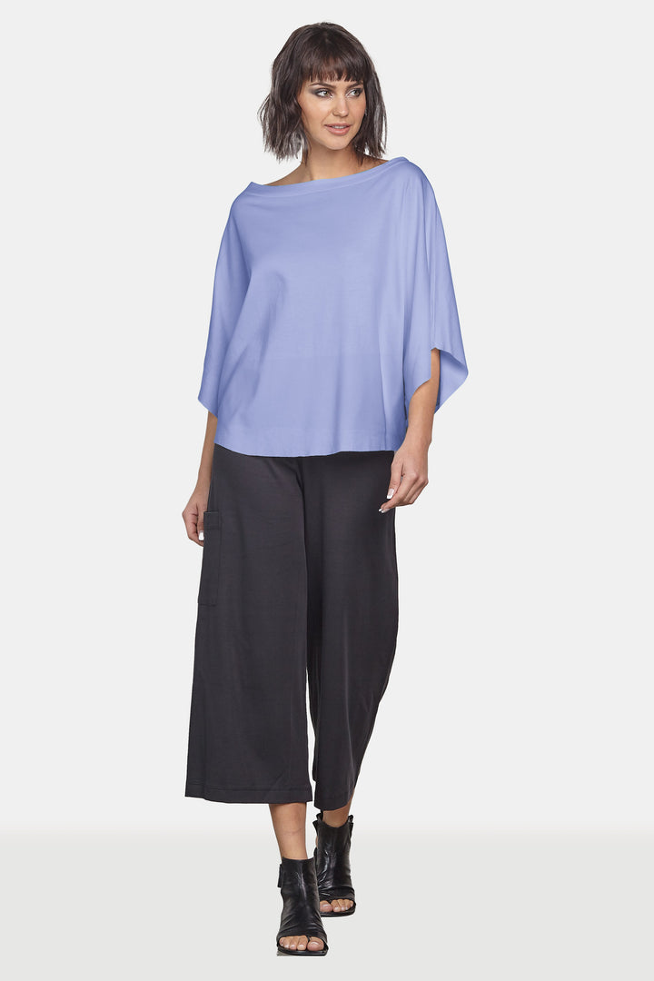 Pima Cotton Luxury Bateau Tee - Thistle