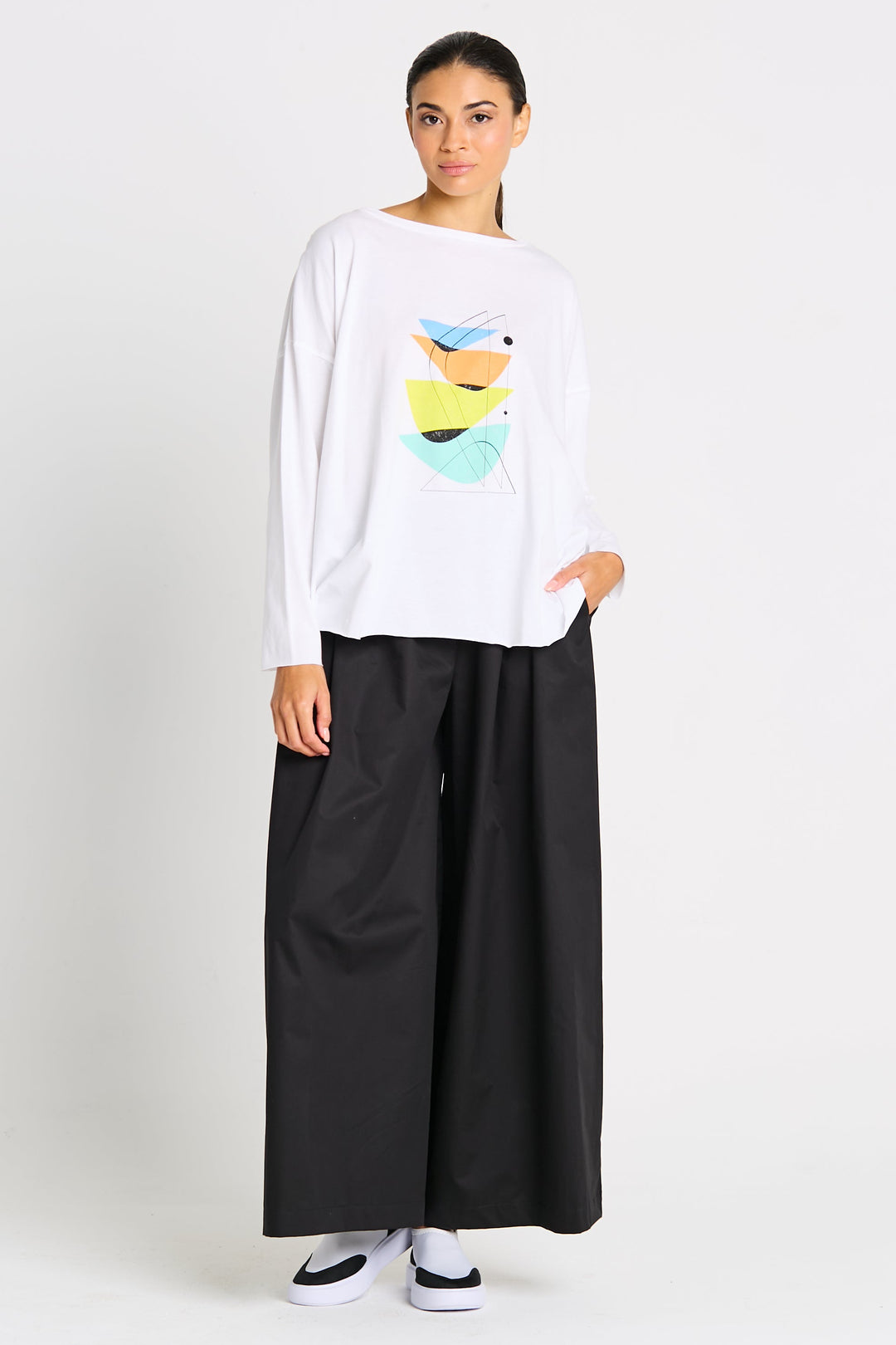 Pima Cotton "Mid Century" Luxury Boxy Tee