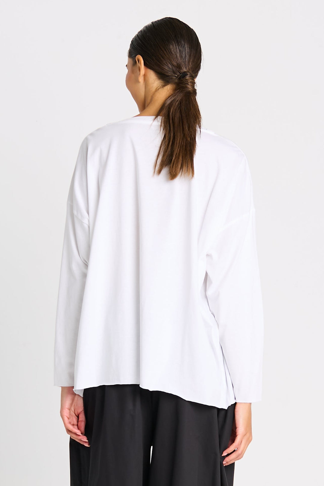 Pima Cotton "Saturn" Luxury Boxy Tee