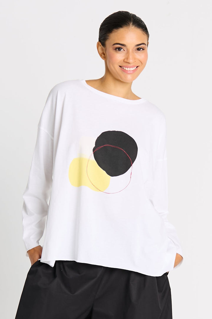 Pima Cotton "Solar" Luxury Boxy Tee