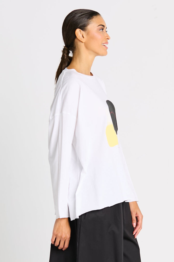 Pima Cotton "Solar" Luxury Boxy Tee