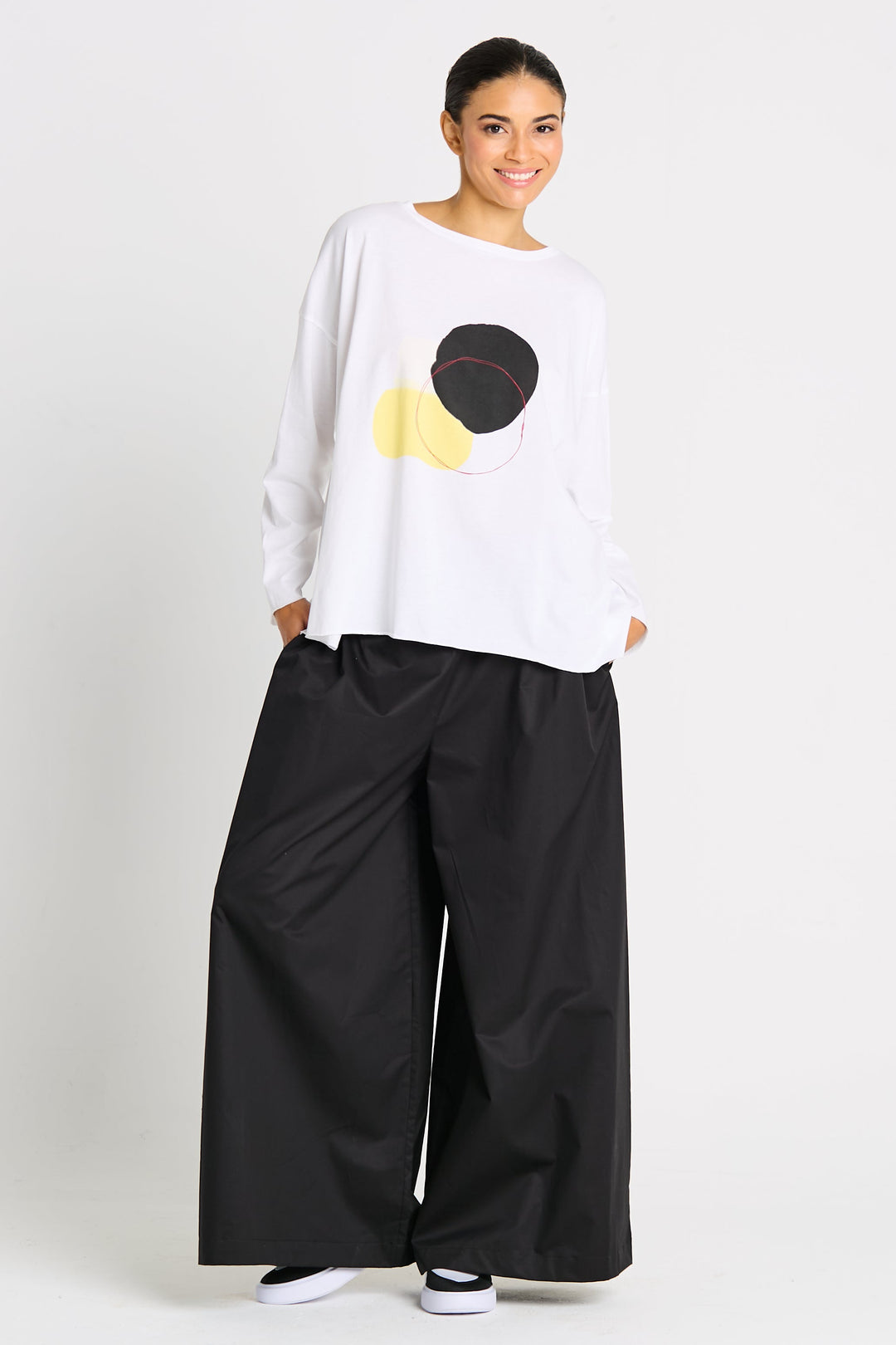 Pima Cotton "Solar" Luxury Boxy Tee