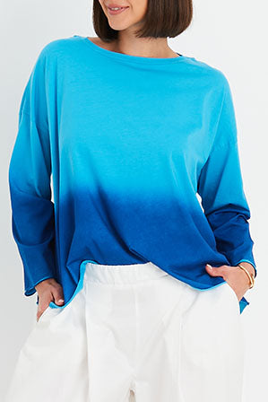 Pima Cotton Dip Dyed Luxury Boxy T