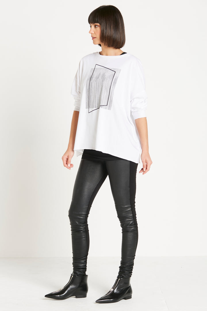 Pima Cotton Framed Luxury Boxy T