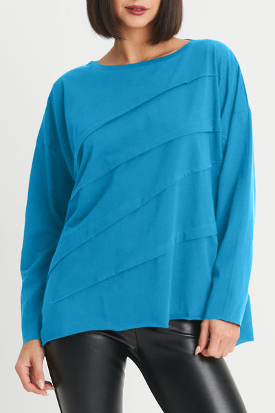 Pima Cotton Tucked Luxury Boxy Tee