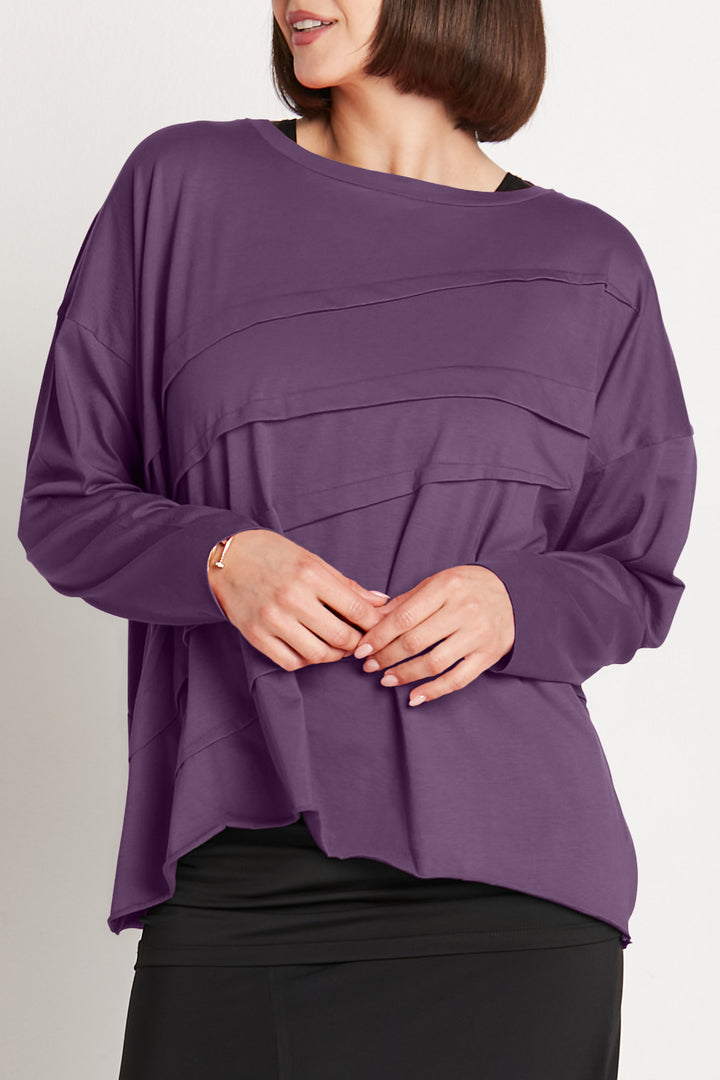 Pima Cotton Tucked Luxury Boxy T