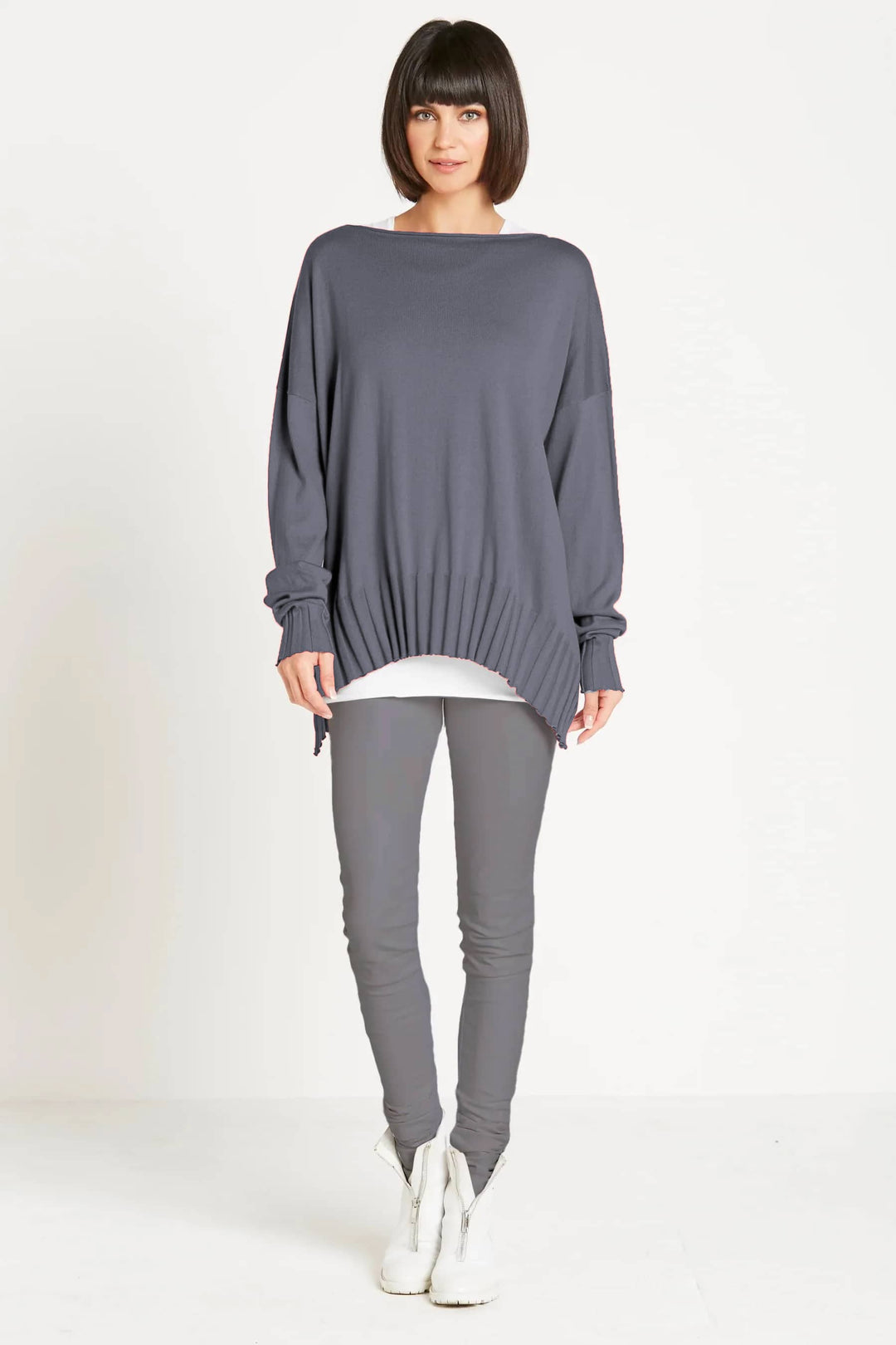Pima Cotton Boatneck Rib
