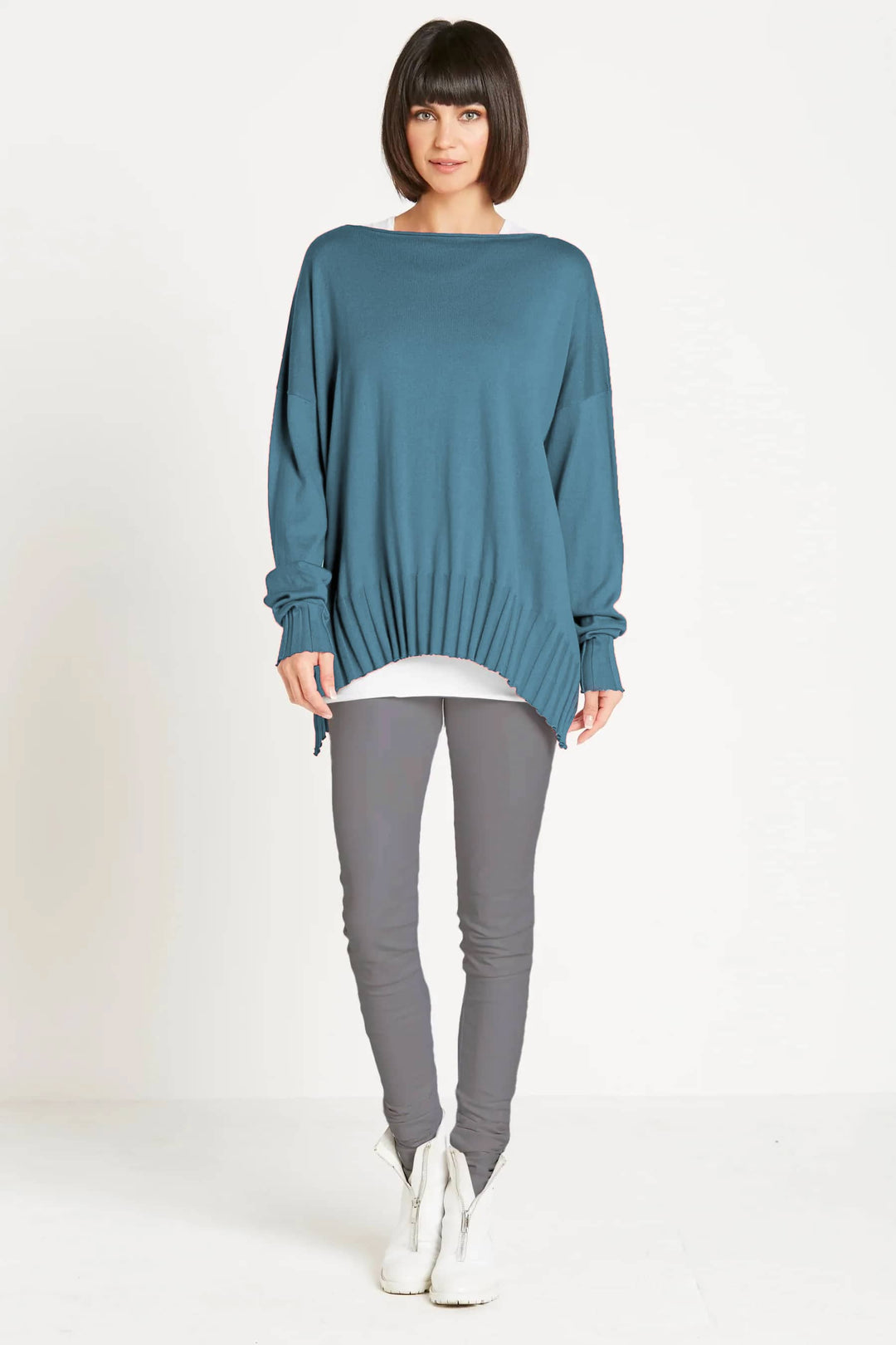 Pima Cotton Boatneck Rib