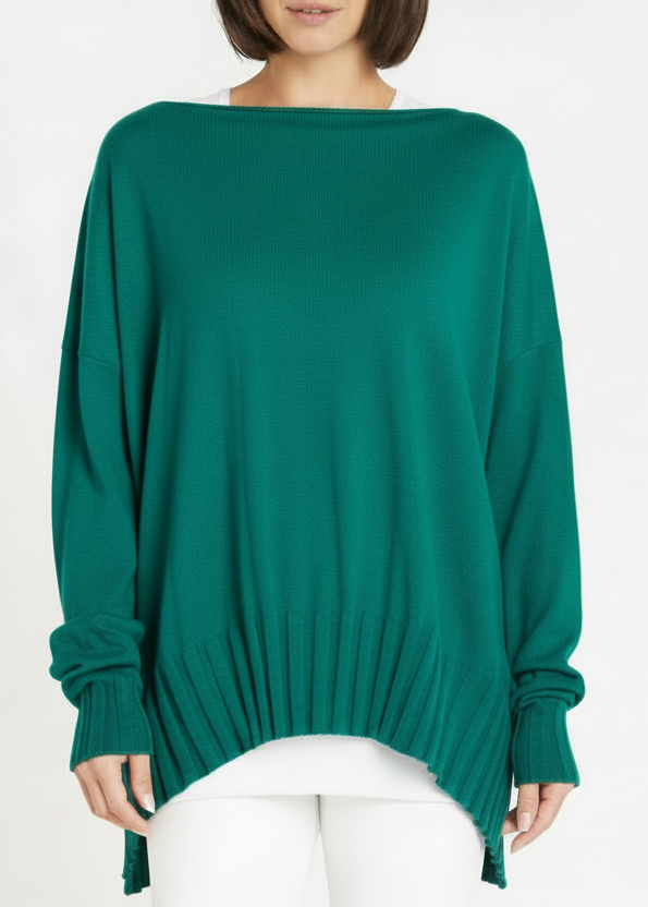 Pima Cotton Boatneck Rib