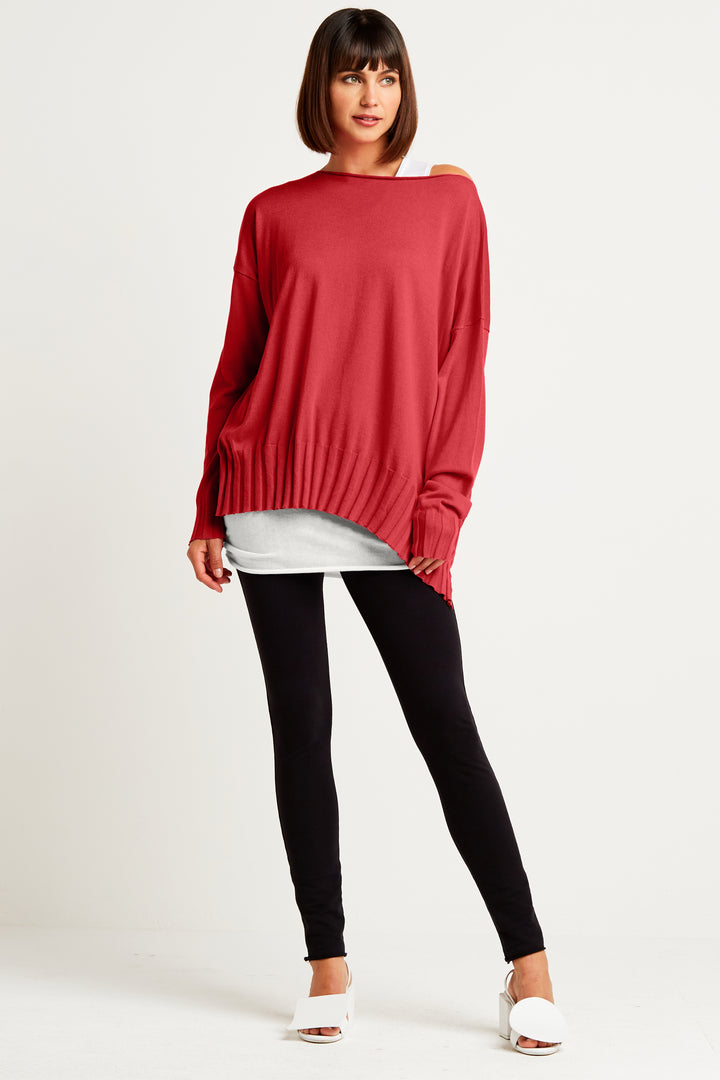 Pima Cotton Boatneck Rib