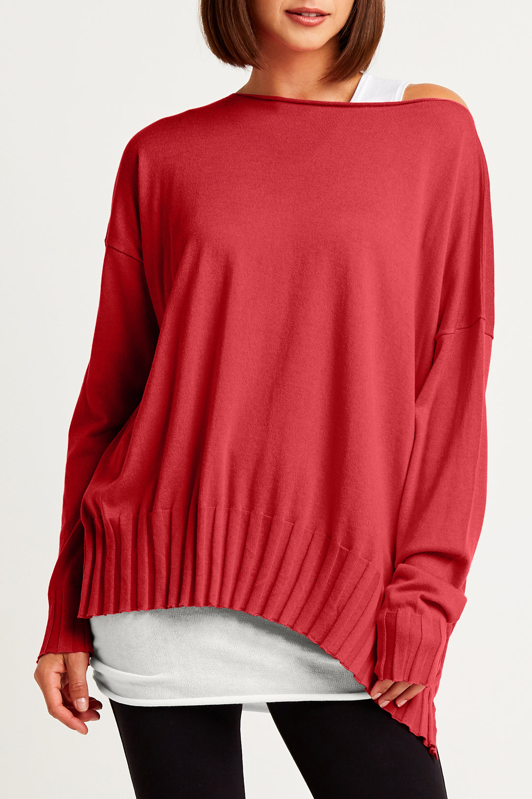 Pima Cotton Boatneck Rib