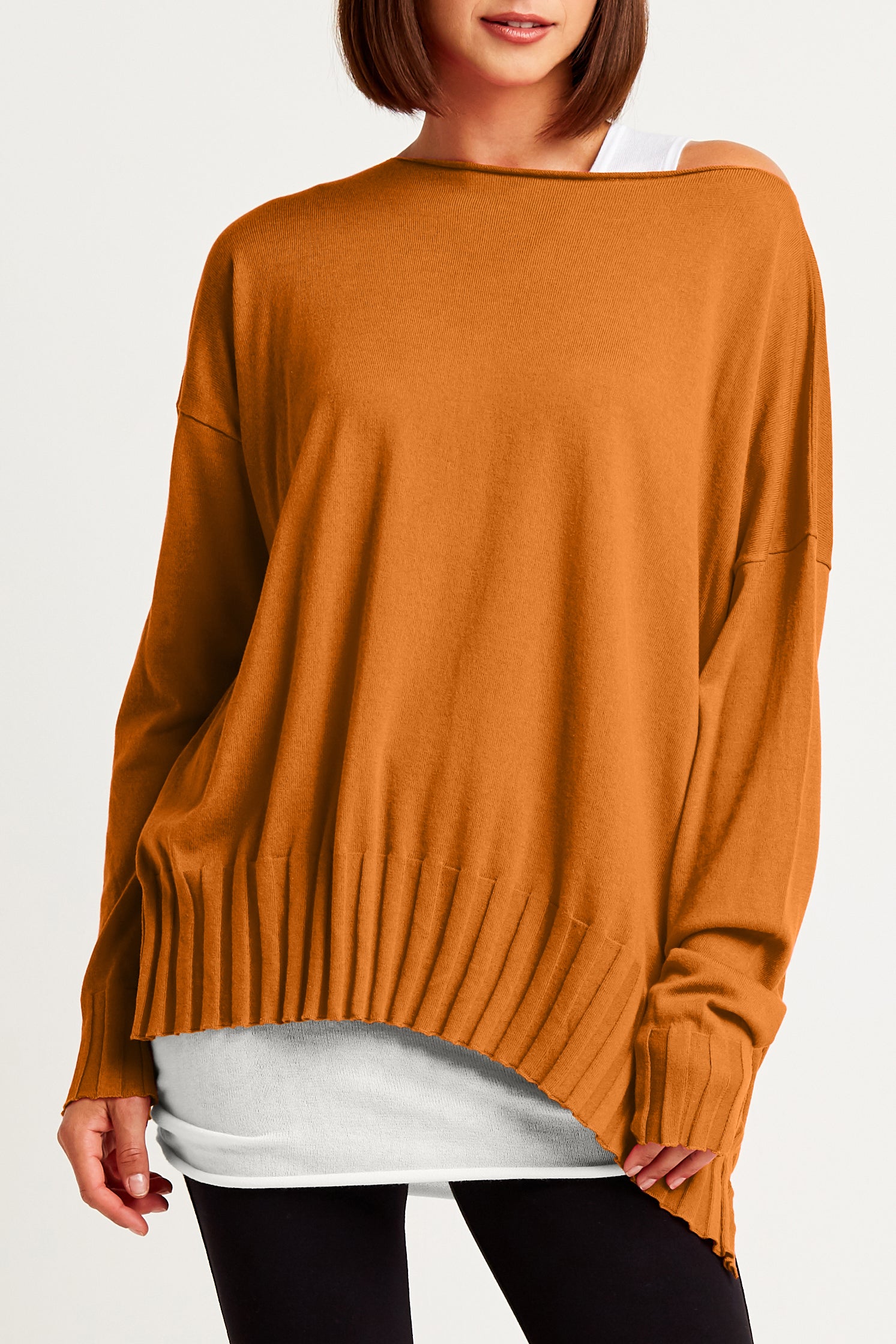 Pima Cotton Boatneck Rib – PLANET by Lauren G