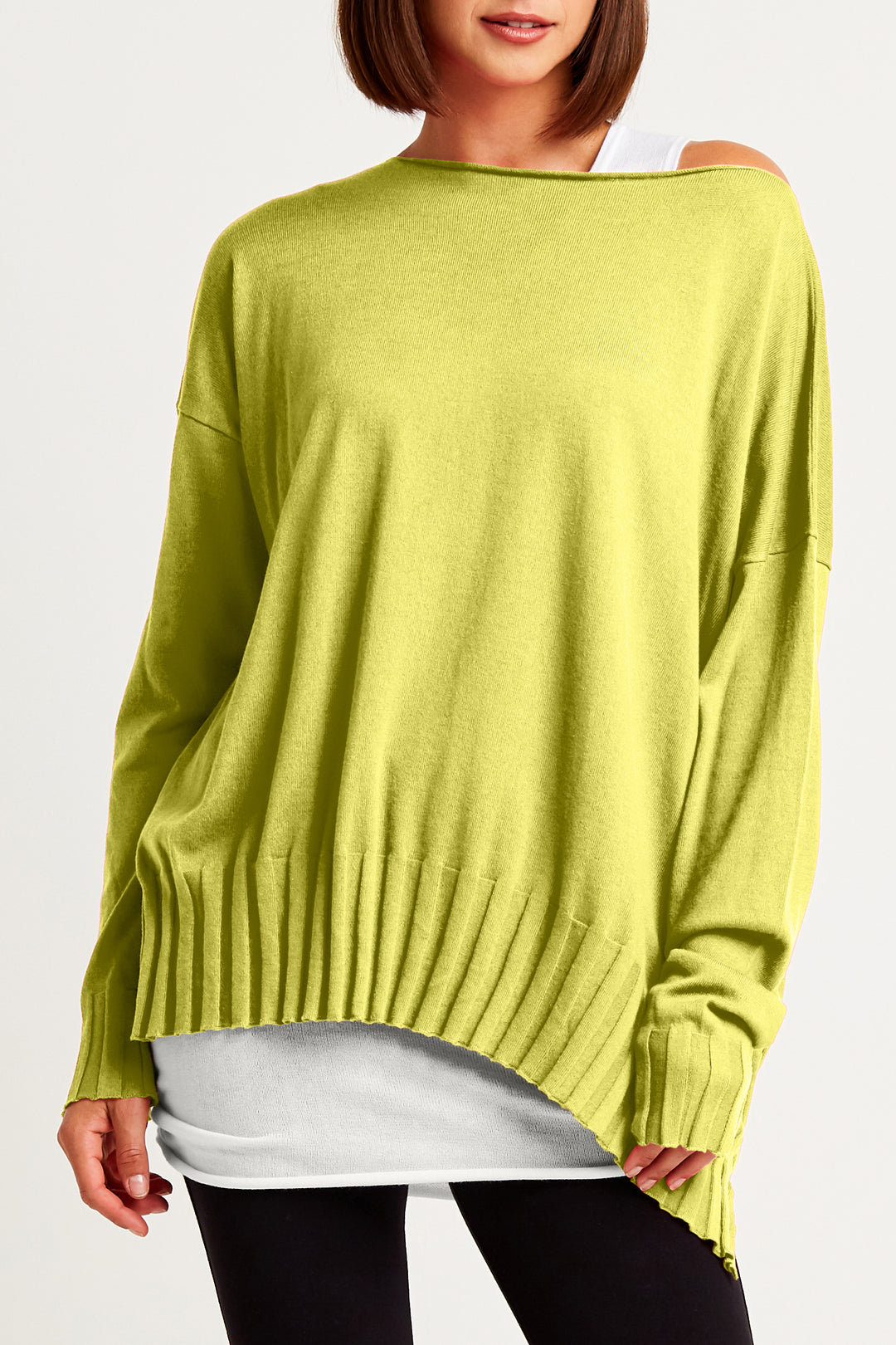 Pima Cotton Boatneck Rib