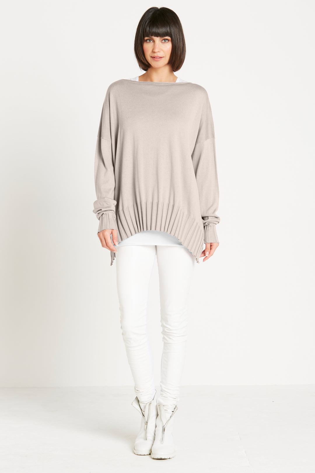 Pima Cotton Boatneck Rib