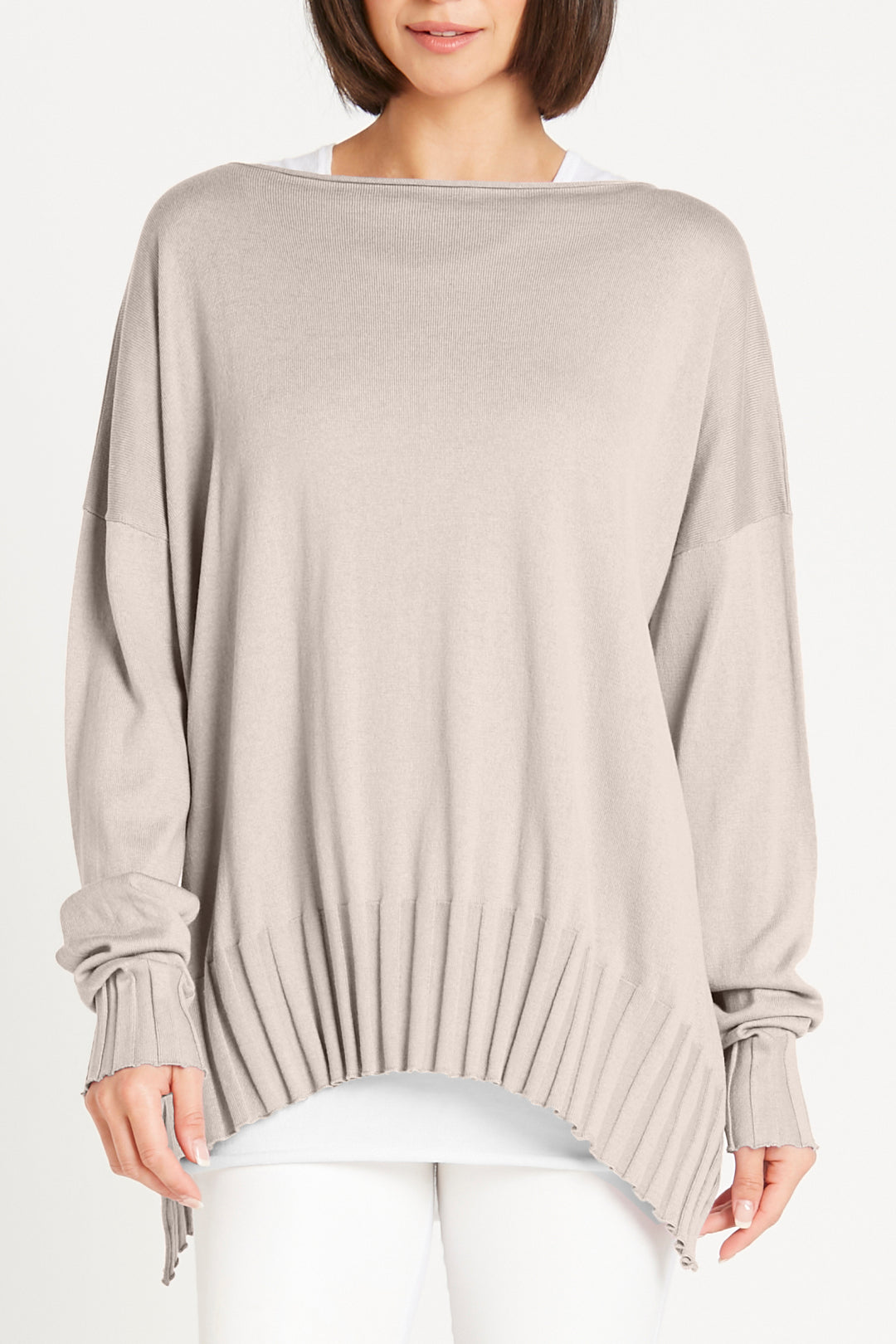 Pima Cotton Boatneck Rib